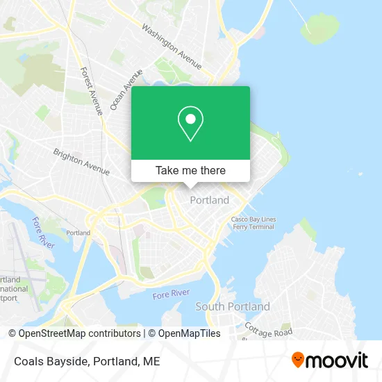 Coals Bayside map