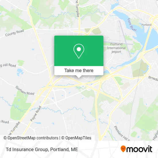 Td Insurance Group map