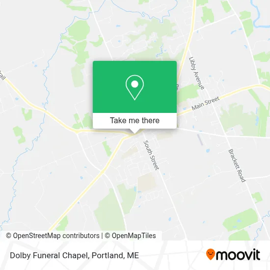 Dolby Funeral Chapel map