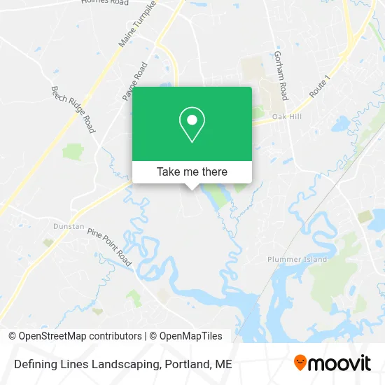 Defining Lines Landscaping map