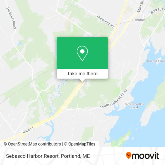 Sebasco Harbor Resort map