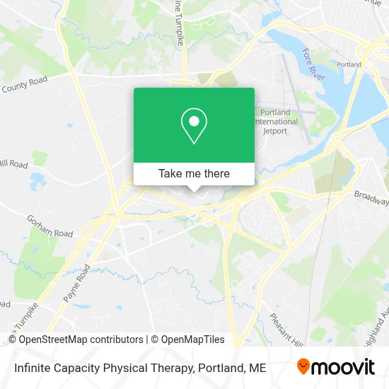 Infinite Capacity Physical Therapy map
