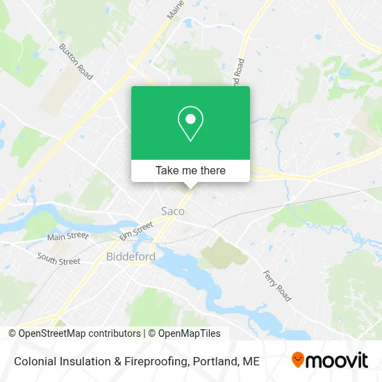 Colonial Insulation & Fireproofing map