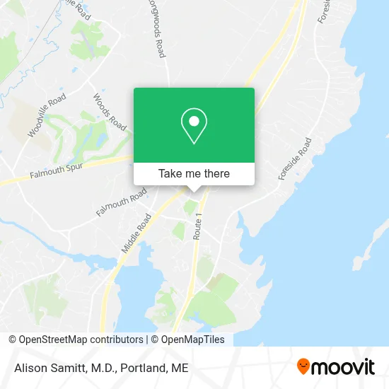Alison Samitt, M.D. map