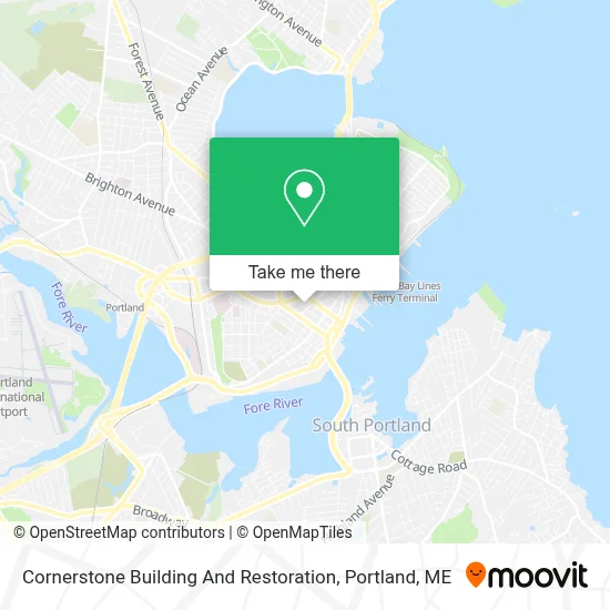 Cornerstone Building And Restoration map