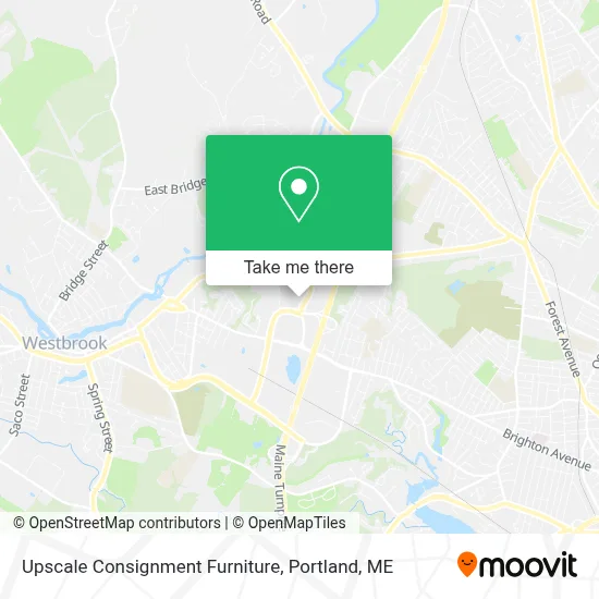 Upscale Consignment Furniture map