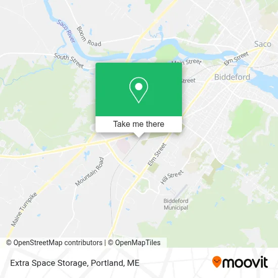 Extra Space Storage map