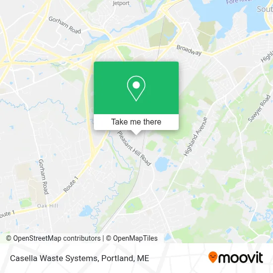Casella Waste Systems map