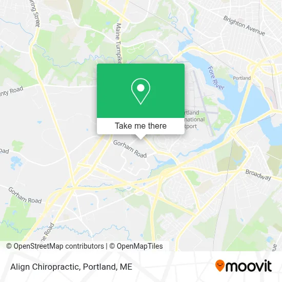 Align Chiropractic map