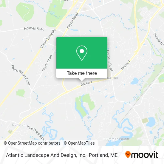 Atlantic Landscape And Design, Inc. map