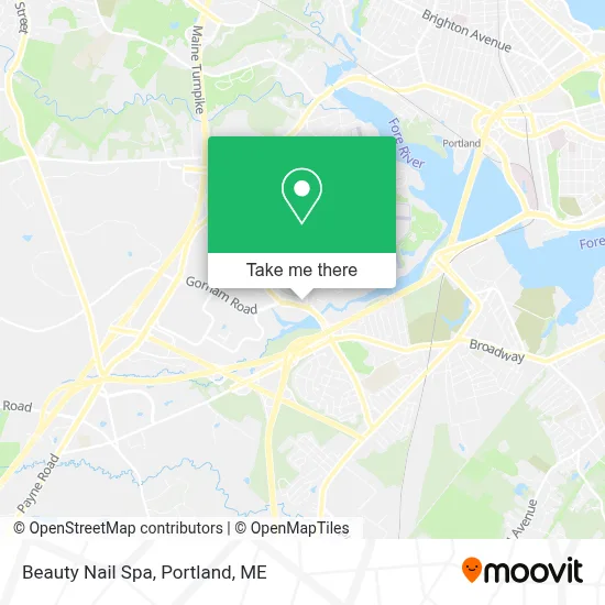 Beauty Nail Spa map
