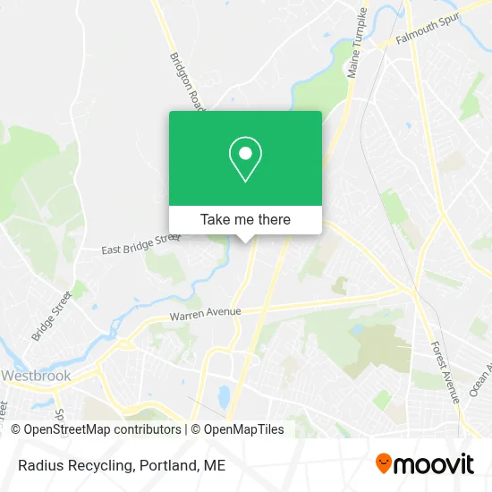 Radius Recycling map
