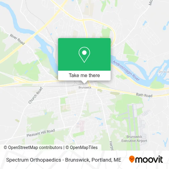 Spectrum Orthopaedics - Brunswick map