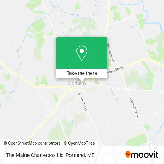 The Maine Chatterbox Llc map