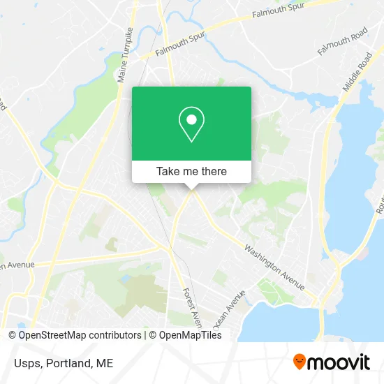 Usps map