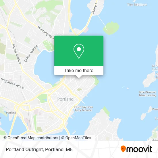Portland Outright map