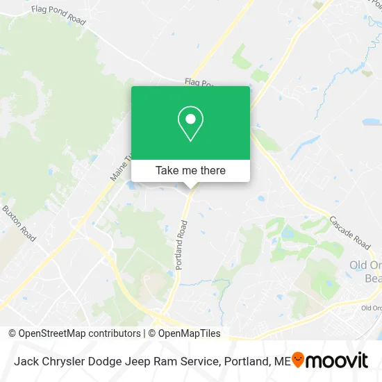 Jack Chrysler Dodge Jeep Ram Service map