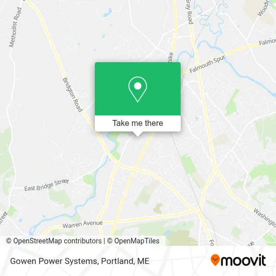 Gowen Power Systems map