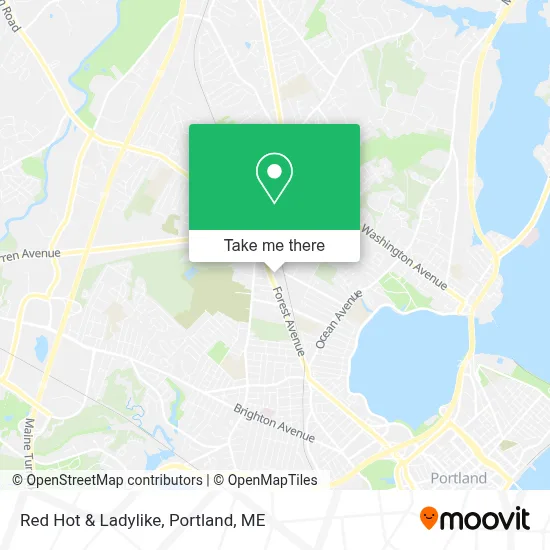 Red Hot & Ladylike map
