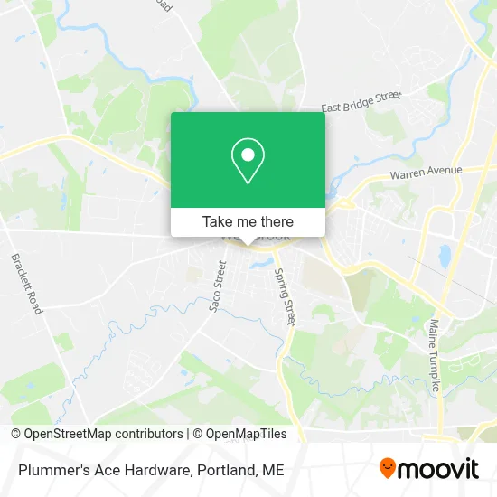 Plummer's Ace Hardware map