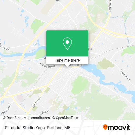 Samudra Studio Yoga map