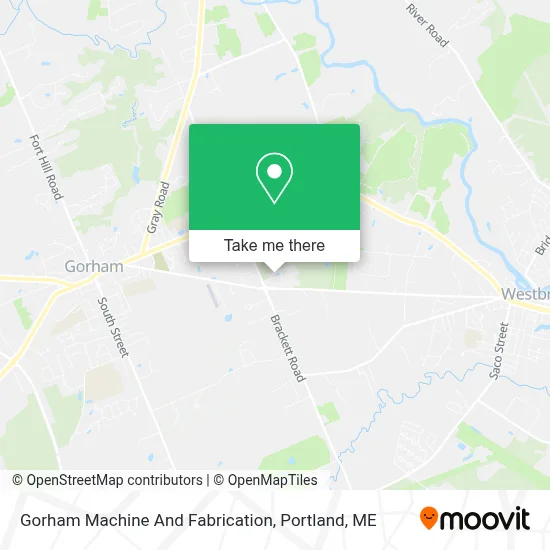 Gorham Machine And Fabrication map