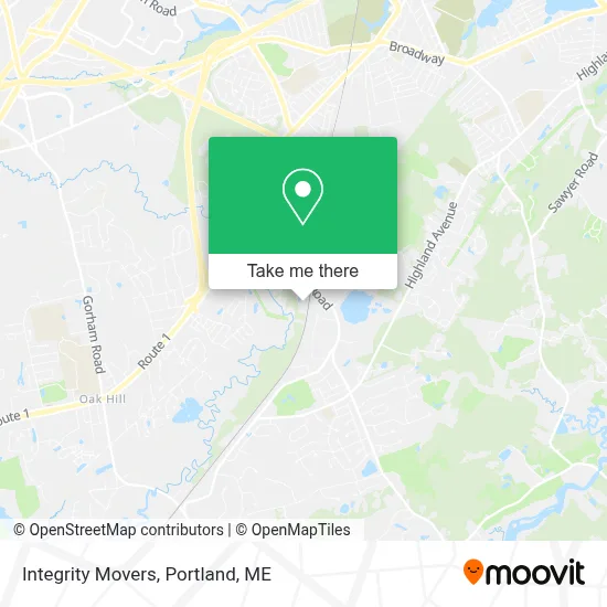 Integrity Movers map