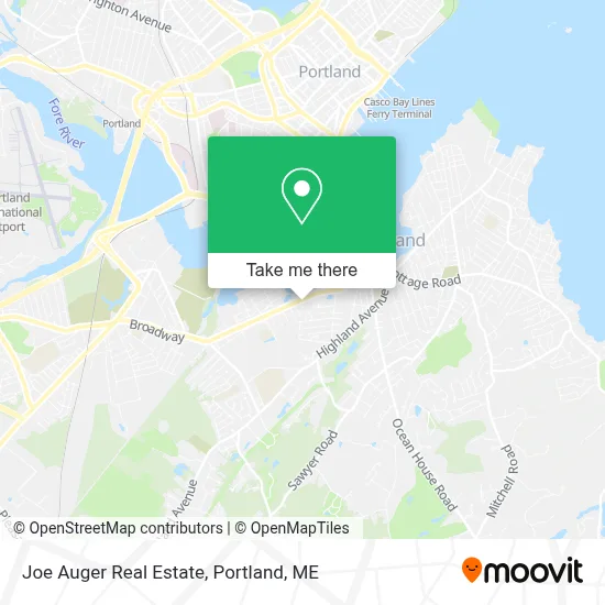Joe Auger Real Estate map