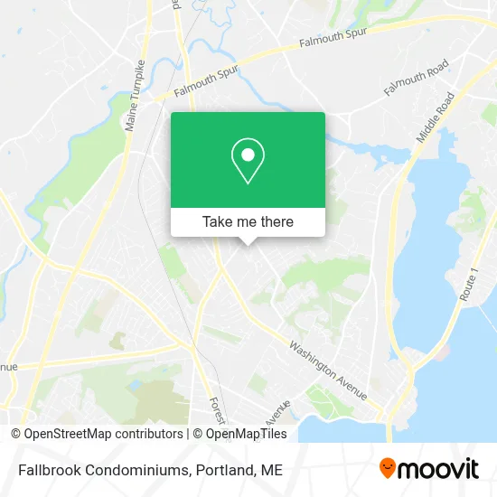 Fallbrook Condominiums map