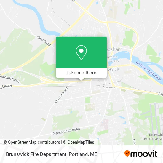 Brunswick Fire Department map