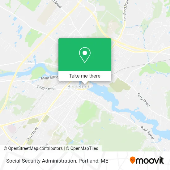Social Security Administration map