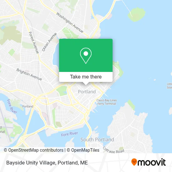 Bayside Unity Village map