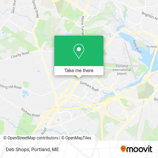 Deb Shops map