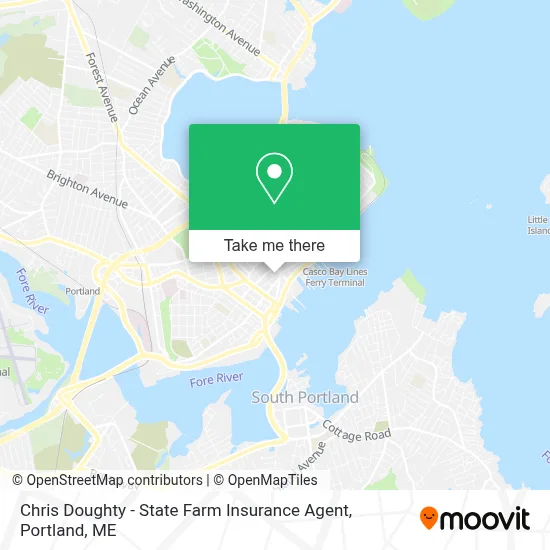 Chris Doughty - State Farm Insurance Agent map