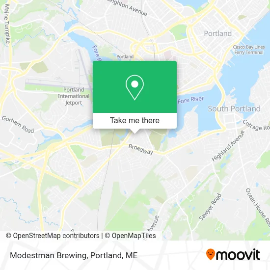 Modestman Brewing map