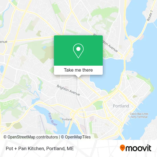 Pot + Pan Kitchen map