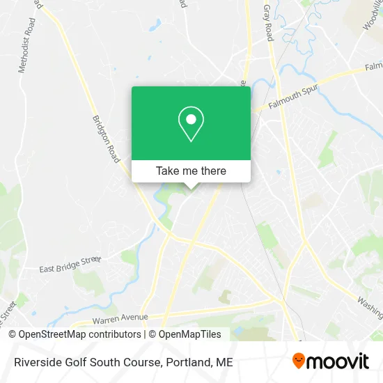 Riverside Golf South Course map