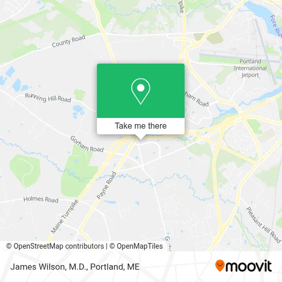 James Wilson, M.D. map