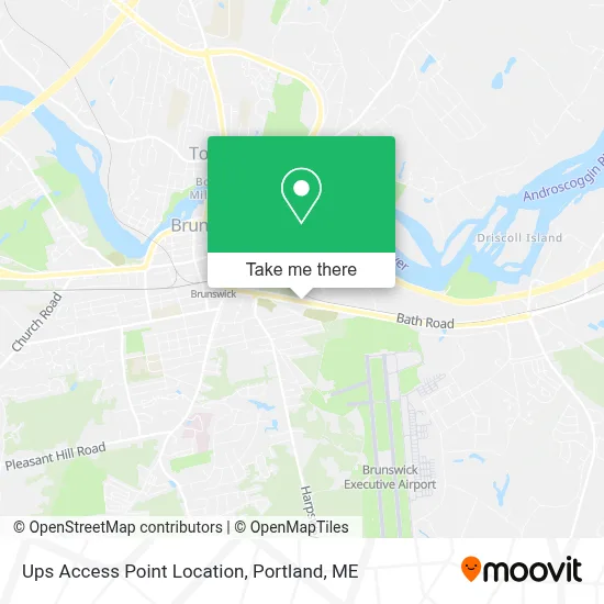 Ups Access Point Location map