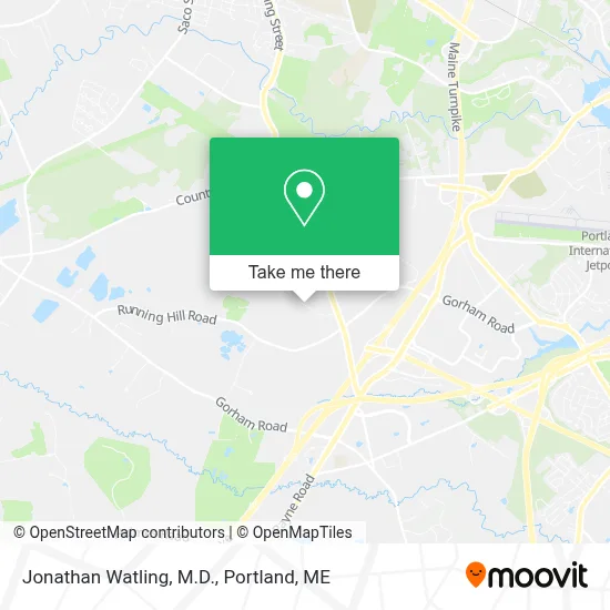 Jonathan Watling, M.D. map
