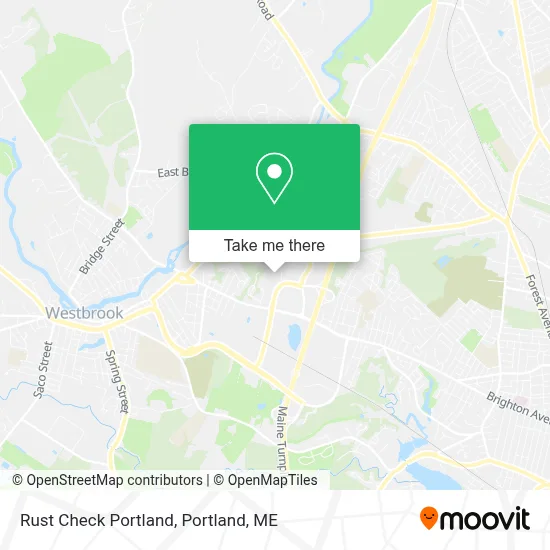 Rust Check Portland map