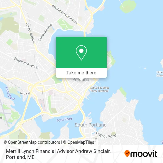 Merrill Lynch Financial Advisor Andrew Sinclair map