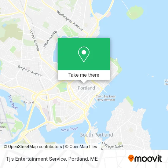 Tj's Entertainment Service map