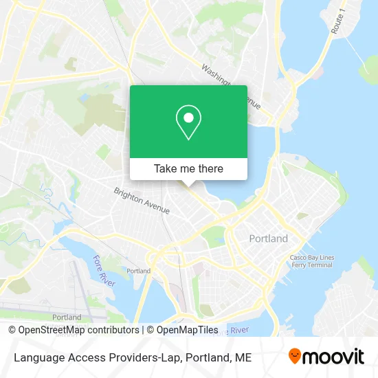 Language Access Providers-Lap map