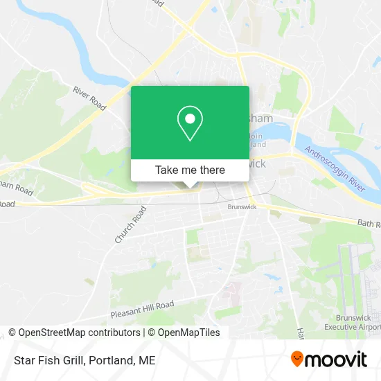 Star Fish Grill map
