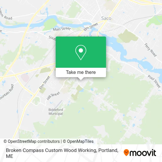 Broken Compass Custom Wood Working map