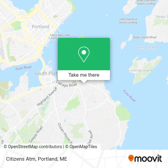 Citizens Atm map
