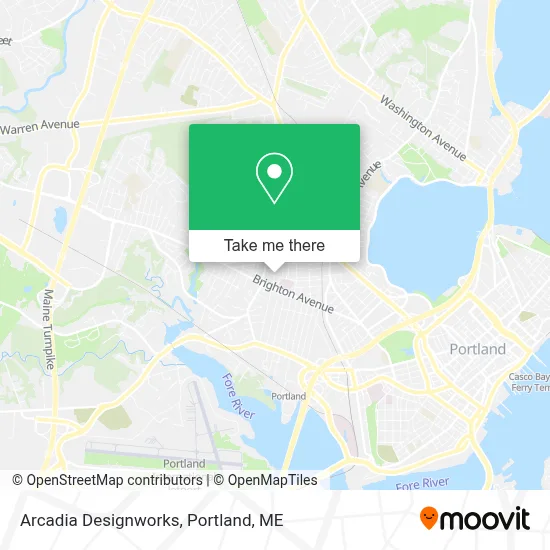 Arcadia Designworks map