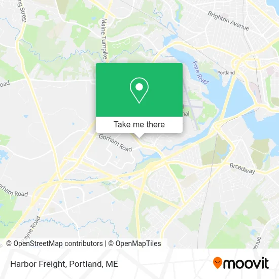 Harbor Freight map