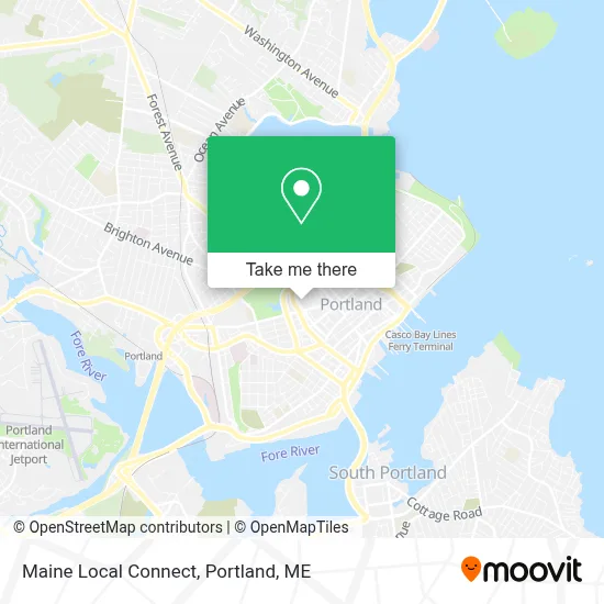 Maine Local Connect map